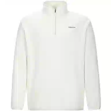 企鹅 立领半开襟加厚保暖防静电摇粒绒抓绒卫衣 男女同款