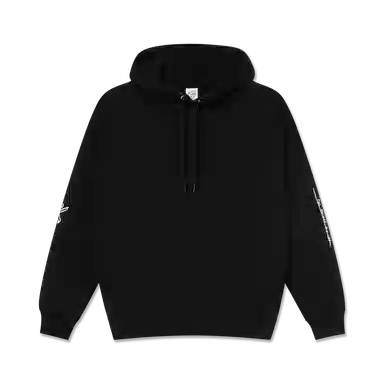 POLAR SKATE CO Sad At Times Dave Hoodie Black