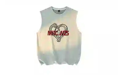 MIIOW Creative Snake Heart Suede Vest
