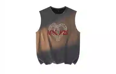 MIIOW Creative Snake Heart Suede Vest