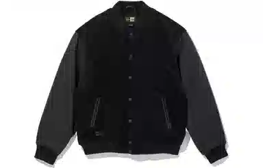 New Era Stadium Jacket Black