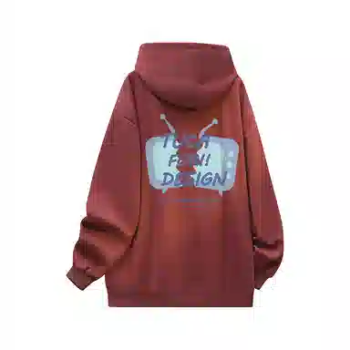 啄木鸟 宽松字母纯色百搭长袖卫衣 男女同款