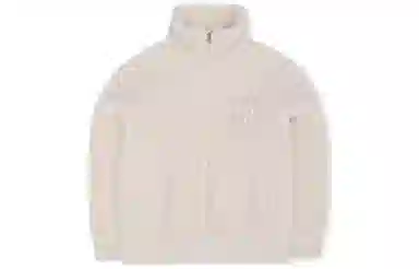 MLB Logo Embroidered Jacket Cream