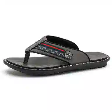 泰和源 时尚百搭简约潮流 防磨人字拖鞋 男款