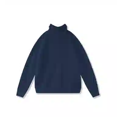 我是大卫 韩版高领纯色百搭加厚毛衣慵懒风内搭打底港风针织衫 男女同款