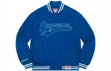 Supreme x Mitchell & Ness Logo Jacket