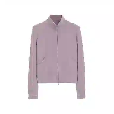 LUX ET VITA Zip-Up Breathable Sweatshirt Brown