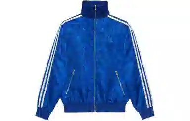 GUCCI x adidas Originals FW22 Retro Stripe Jacket Blue