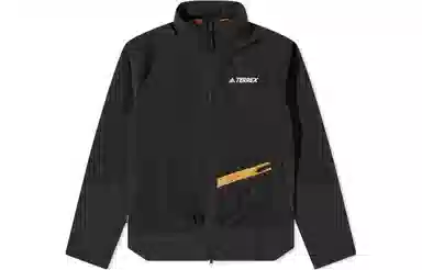 adidas Logo Zip Hoodie Black