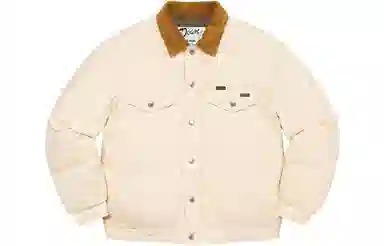 Supreme x Schott Canvas Down Trucker Jacket