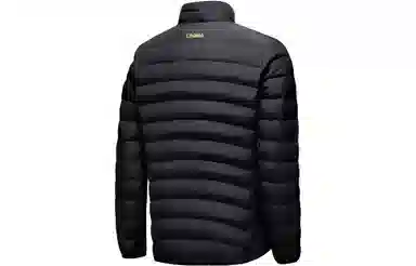 Anta Logo Print Puffer Jacket Black