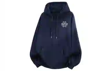 王者荣耀 女蜗补天款美式复古蛇年对称倒影双排字母印花保暖学生党日常学院风百搭落肩长袖无性别休闲宽松多巴胺连帽卫衣 男女同款