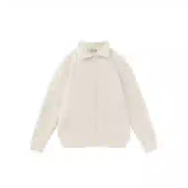 我是大卫 美式翻领开衫小众设计感韩系慵懒高级宽松针织衫 男女同款