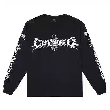 Revenge Logo Pullover Black