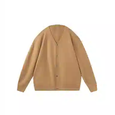 我是大卫 日系百搭纯色开衫港风潮牌学院风宽松外套针织衫 男女同款