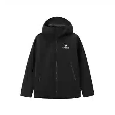 CAMEL All-Weather Hoodie Jacket Black