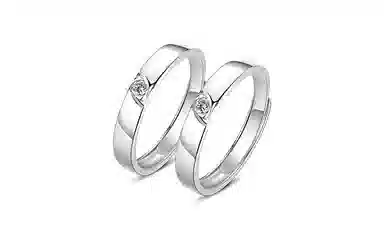 琦珂 小众设计求婚结婚 戒指 男女同款情侣款