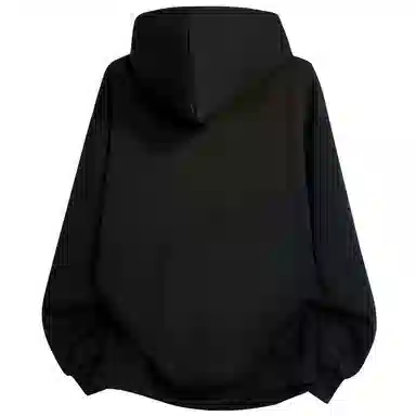 普鲁士多特蒙德 复古时尚美式重磅花体金球印花图案字母格子拼接长袖落肩抽绳舒适宽松百搭开衫防风户外运动出行连帽卫衣 男女同款