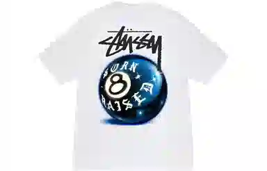 Stussy x BORN x RAISED SS23 8 BALL TEE 88T