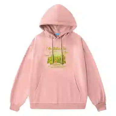 海底小纵队 美式高街复古油画创意花卉个性字母印花简约基础款重磅舒适百搭宽松休闲时尚高级感套头落肩校园风长袖卫衣 男女同款