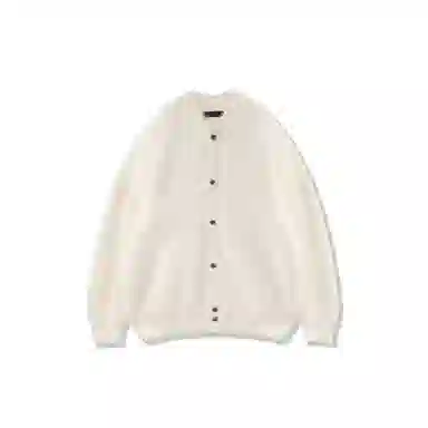 我是大卫 圆领开衫韩国小众高级感针织衫 男女同款