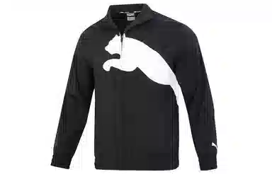 Puma Train Big Cat Lined Woven Fz Jacket
