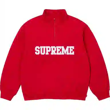 Supreme FW24 WEEK8 Collegiate Half Zip Pullover logo