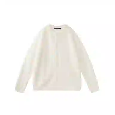 我是大卫 慵懒风圆领开衫舒适保暖宽松针织衫 男女同款