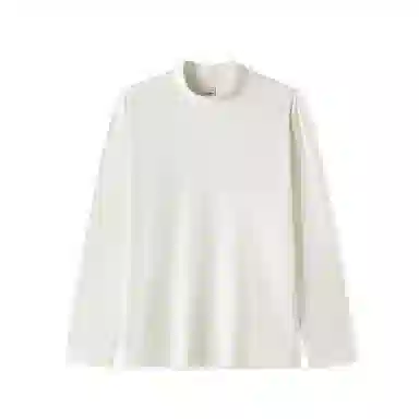 森马 半高领百搭纯色针织衫 男款