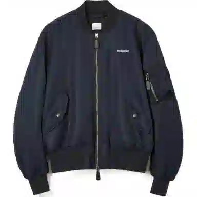 Burberry SS23 Logo Print Bomber Jacket Navy