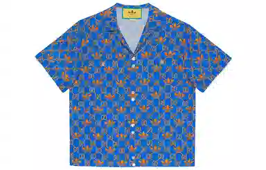 GUCCI x adidas SS23 Blue Shirt