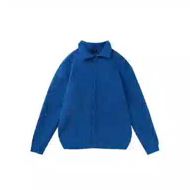 我是大卫 美式翻领开衫小众设计感韩系慵懒高级宽松针织衫 男女同款