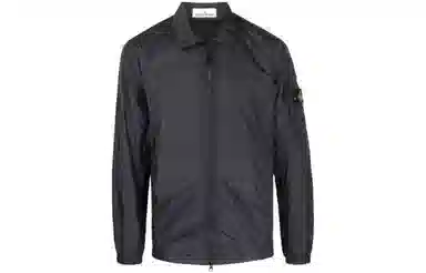 Stone Island FW22 Nylon Shirt Jacket Navy Blue
