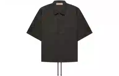 Fear of God Essentials FW22 SS Nylon Shirt Off Black