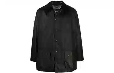 Barbour Waxed Jacket Black