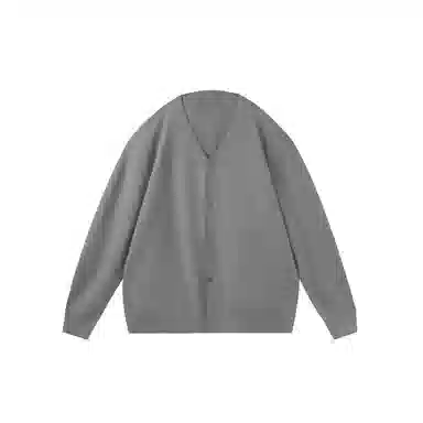 我是大卫 日系百搭纯色开衫港风潮牌学院风宽松外套针织衫 男女同款