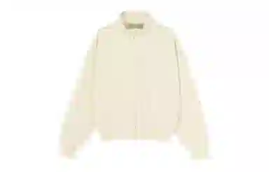 Fear of God Essentials FW22 Fullzip Jacket Egg Shell