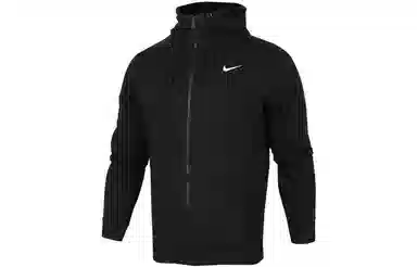 Nike Logo Zip Jacket Black