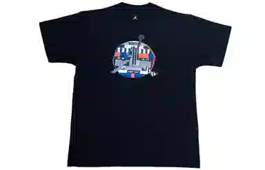 Jordan Upsize Black Tee