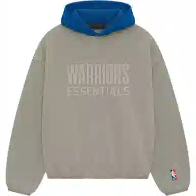 Fear of God Essentials x NBA Warriors Hoodie Warm Heather