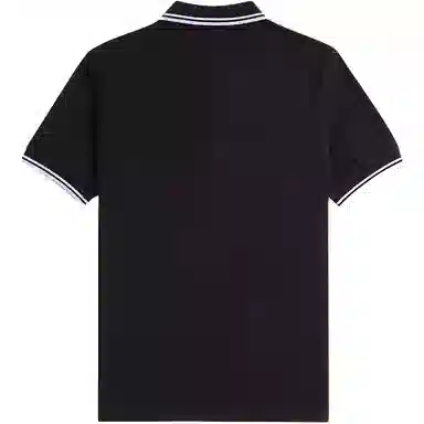 Fred Perry Polo Shirt Black/Purple