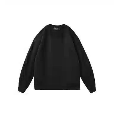 我是大卫 美式时尚高级感宽松圆领慵懒风休闲打底针织衫 男女同款