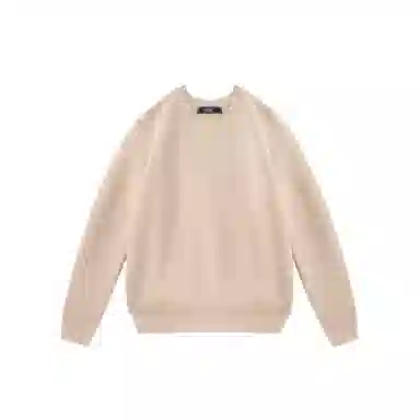 我是大卫 小众日常时尚打底衫潮流宽松圆领内搭针织衫 男女同款