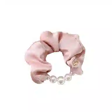 水中玉 法式复古珍珠发圈高弹力扎发发绳气质丸子头耐用头饰 皮筋 头绳 女款