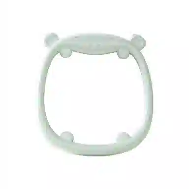 米甜兔 绿色大嘴河马化妆镜 便捷