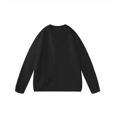 我是大卫 慵懒风圆领开衫舒适保暖宽松针织衫 男女同款