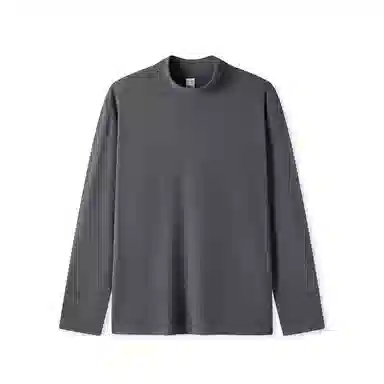 森马 半高领百搭纯色针织衫 男款