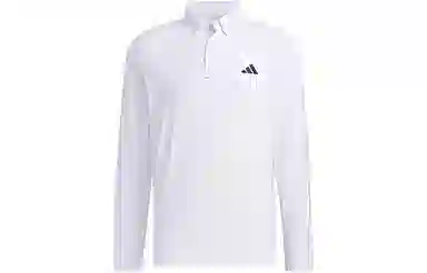adidas Long Sleeve Stretch Polo Shirt LogoPolo
