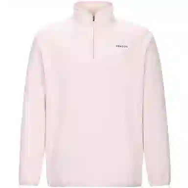 企鹅 立领半开襟加厚保暖防静电摇粒绒抓绒卫衣 男女同款