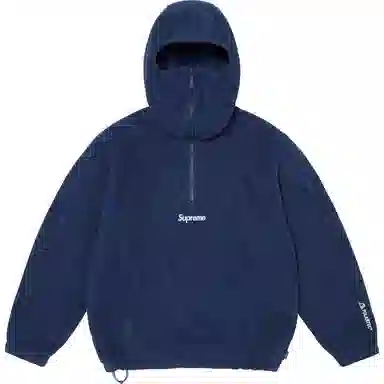 Supreme x Polartec FW24 Facemask Half Zip Hooded Sweatshirt